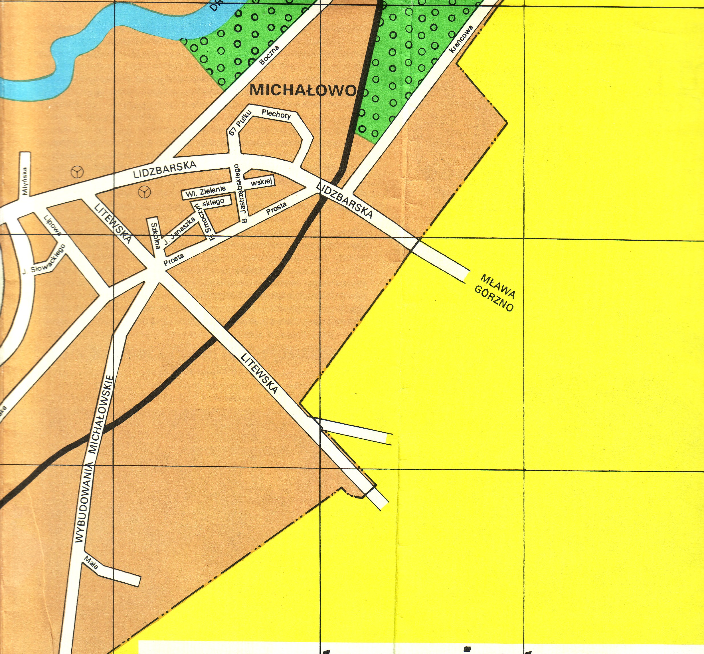 Mapa Brodnicy - część dziewiąta