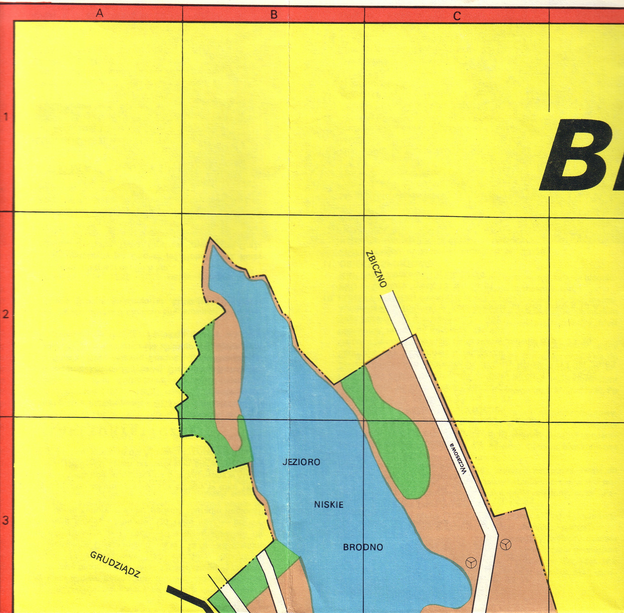 Mapa Brodnicy - część pierwsza