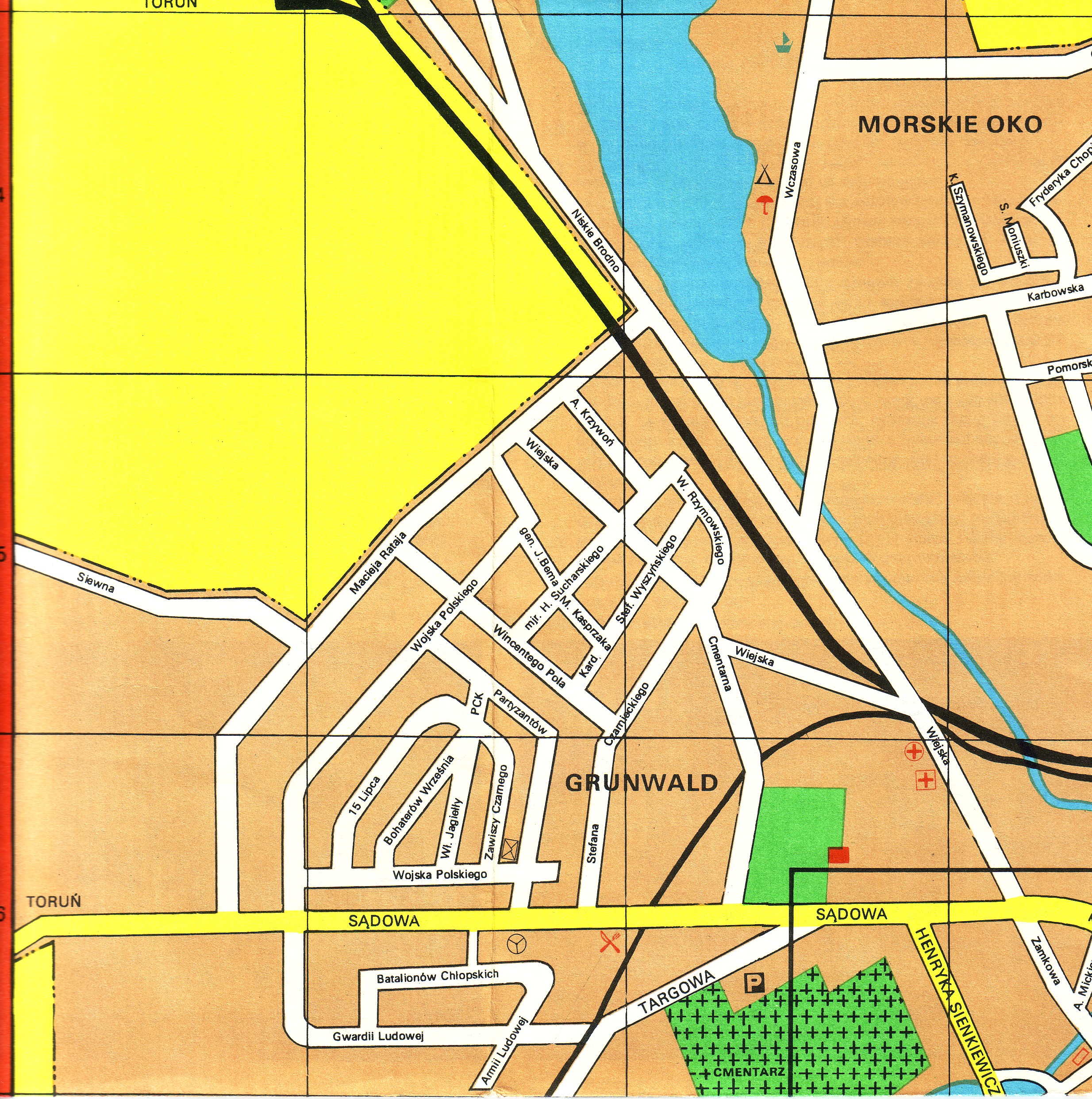 Mapa Brodnicy - część czwarta