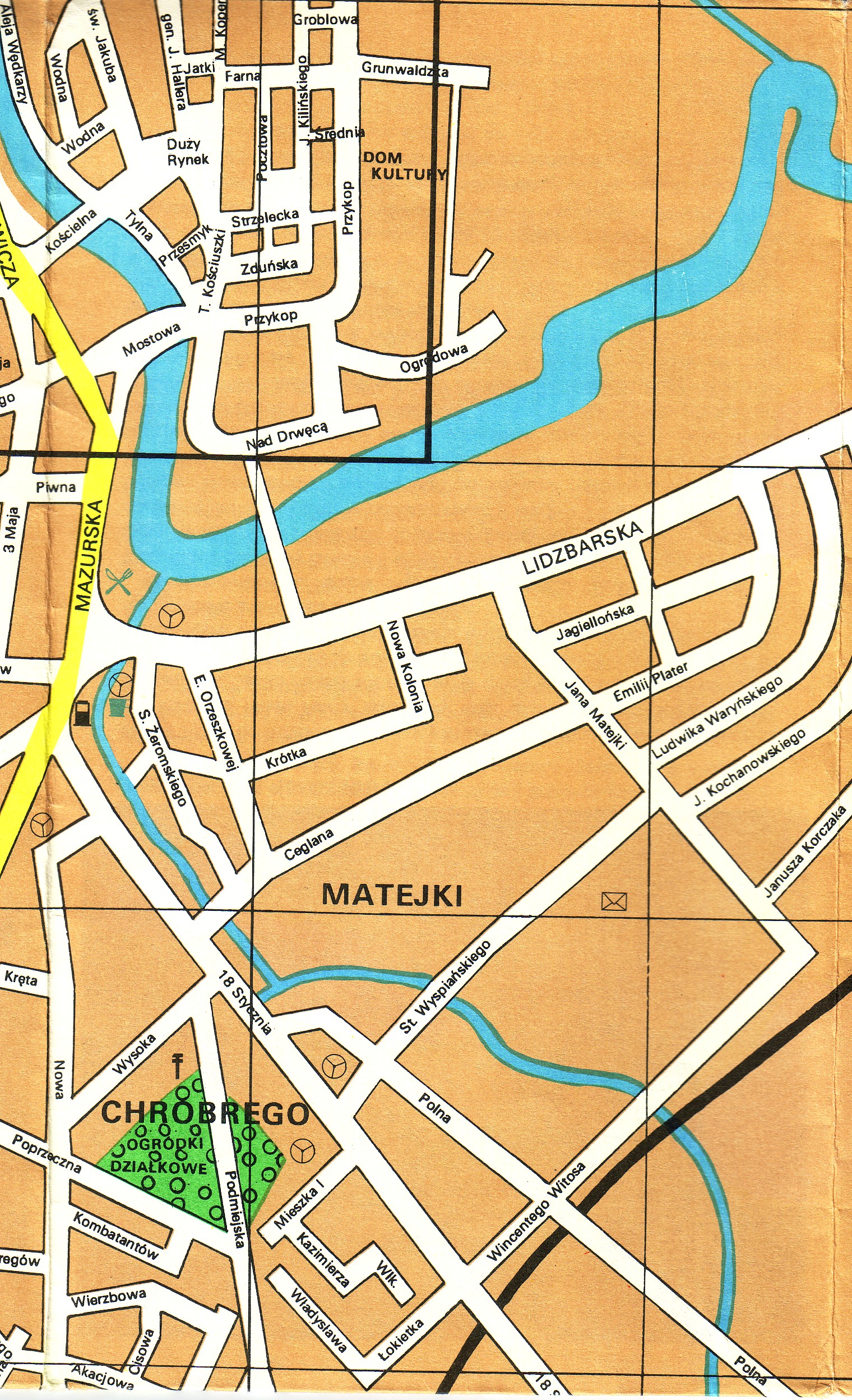 Mapa Brodnicy - część ósma